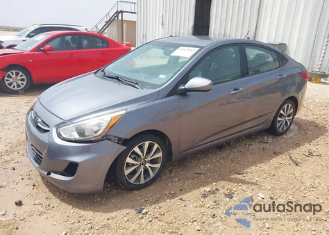 2017 Hyundai Accent Value Edition z USA, uszkodzony, nr VIN KMHCT4AEXHU320738